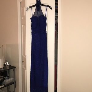 Cobalt blue formal dress